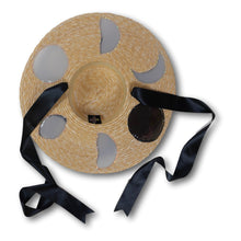 Load image into Gallery viewer, Lunar Phases Straw Hat (Large)
