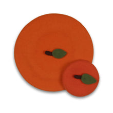Load image into Gallery viewer, Orange Pet Beret