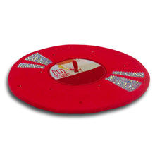 Load image into Gallery viewer, Red on Vinyl Beret