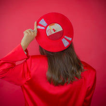 Load image into Gallery viewer, Red on Vinyl Beret