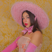 Load image into Gallery viewer, Rococo Ruffle Straw Hat (Large)