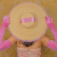 Load image into Gallery viewer, Rococo Ruffle Straw Hat (Large)