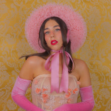 Load image into Gallery viewer, Rococo Ruffle Straw Hat (Small)
