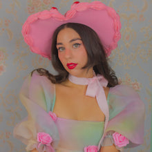 Load image into Gallery viewer, Strawberries & Heart C(ache) Heart Hat