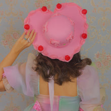 Load image into Gallery viewer, Strawberries & Heart C(ache) Heart Hat