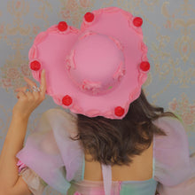 Load image into Gallery viewer, Strawberries & Heart C(ache) Heart Hat