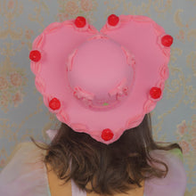 Load image into Gallery viewer, Strawberries & Heart C(ache) Heart Hat