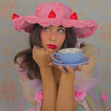Load image into Gallery viewer, Strawberries & Heart C(ache) Heart Hat