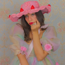Load image into Gallery viewer, Strawberries & Heart C(ache) Heart Hat