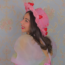 Load image into Gallery viewer, Strawberries & Heart C(ache) Heart Hat