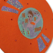 Load image into Gallery viewer, The Life of a Showgirl on Vinyl Beret