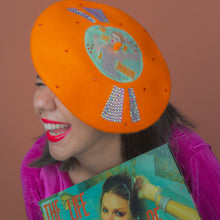Load image into Gallery viewer, The Life of a Showgirl on Vinyl Beret
