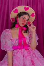 Load image into Gallery viewer, Heart on my Sleeve Straw Hat (Small)