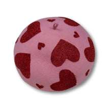 Load image into Gallery viewer, Glitterally Hearts Gumdrop Hat