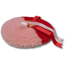 Load image into Gallery viewer, Rococo Ruffle Straw Hat in Colour Block: Red&Pink (Large)