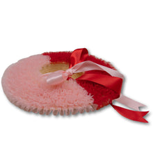 Load image into Gallery viewer, Rococo Ruffle Straw Hat in Colour Block: Red&Pink (Small)
