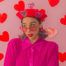 Load image into Gallery viewer, Disco Hearts Beret