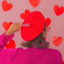 Load image into Gallery viewer, Disco Hearts Beret
