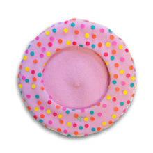 Load image into Gallery viewer, Going Dotty Beret in Pink