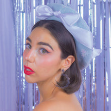 Load image into Gallery viewer, Glitter and Snowflakes Beret