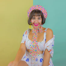 Load image into Gallery viewer, Going Dotty Beret in Pink