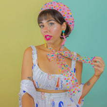 Load image into Gallery viewer, Going Dotty Beret in Pink