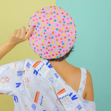 Load image into Gallery viewer, Going Dotty Beret in Pink