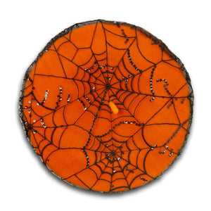 Cobweb Beret in Orange