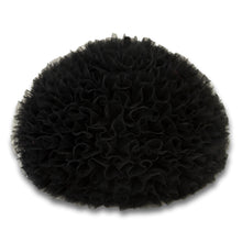 Load image into Gallery viewer, Ruffle Gumdrop Hat in Black