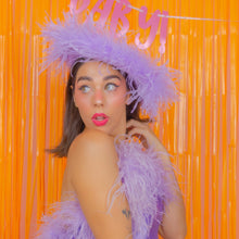 Load image into Gallery viewer, Feather Boa Beret