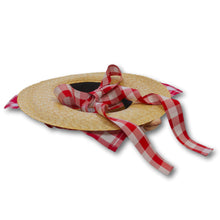 Load image into Gallery viewer, Life&#39;s a Picnic Straw Hat in Sweet (Small)