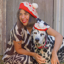 Load image into Gallery viewer, Pink Velvet Cake Pet Beret