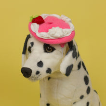 Load image into Gallery viewer, Pink Velvet Cake Pet Beret