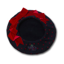 Load image into Gallery viewer, Skip a Beat Beret in Black