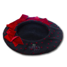 Load image into Gallery viewer, Skip a Beat Beret in Black