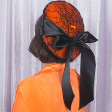 Load image into Gallery viewer, Cobweb Beret in Orange