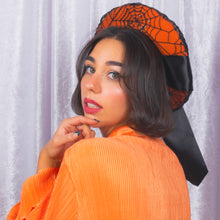 Load image into Gallery viewer, Cobweb Beret in Orange