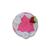 Load image into Gallery viewer, Pink Velvet Cake Pet Beret