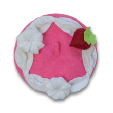 Load image into Gallery viewer, Pink Velvet Cake Pet Beret