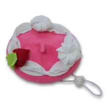 Load image into Gallery viewer, Pink Velvet Cake Pet Beret