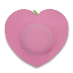 Pink Strawberry Heart Hat