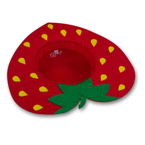 Red Strawberry Heart Hat