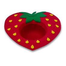 Load image into Gallery viewer, Red Strawberry Heart Hat