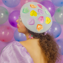 Load image into Gallery viewer, Self Love Candy Hearts Beret