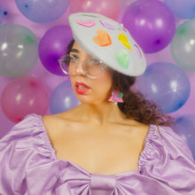 Load image into Gallery viewer, Self Love Candy Hearts Beret