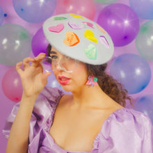 Load image into Gallery viewer, Self Love Candy Hearts Beret