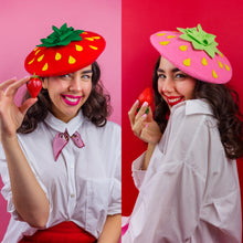 Load image into Gallery viewer, Pink Strawberry Beret