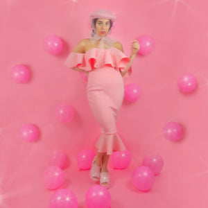 You're Tulle Sweet Beret in Pink