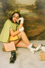 Load image into Gallery viewer, The Josephine (Lady Bugs on Green Headpiece)