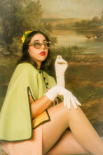 Load image into Gallery viewer, The Josephine (Lady Bugs on Green Headpiece)